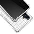 White Grid Galaxy S23 FE Clear Case